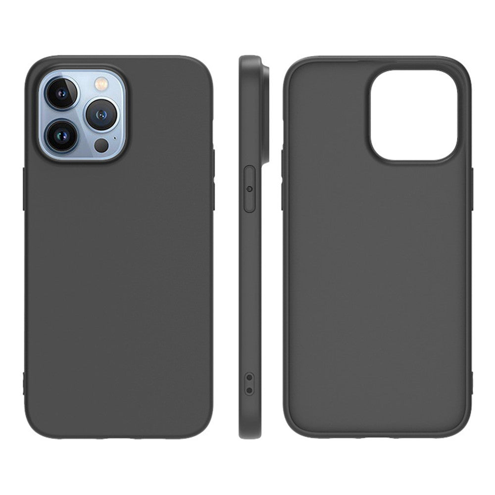Funda de silicona AA PROTECT-iT para iPhone 14 Pro de 6,1 pulgadas - Negra